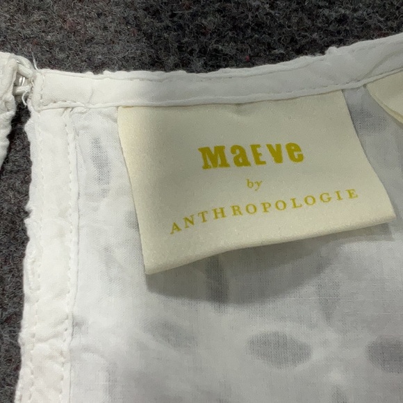 Maeve by Anthropologie NWT White Eyelet Sleeveless Top, XL - Picture 4 of 6